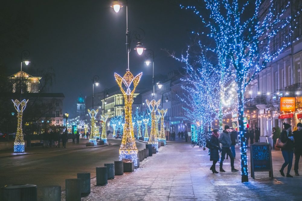 Świąteczna iluminacja Warszawy jeszcze tylko przez dwa weekendy
