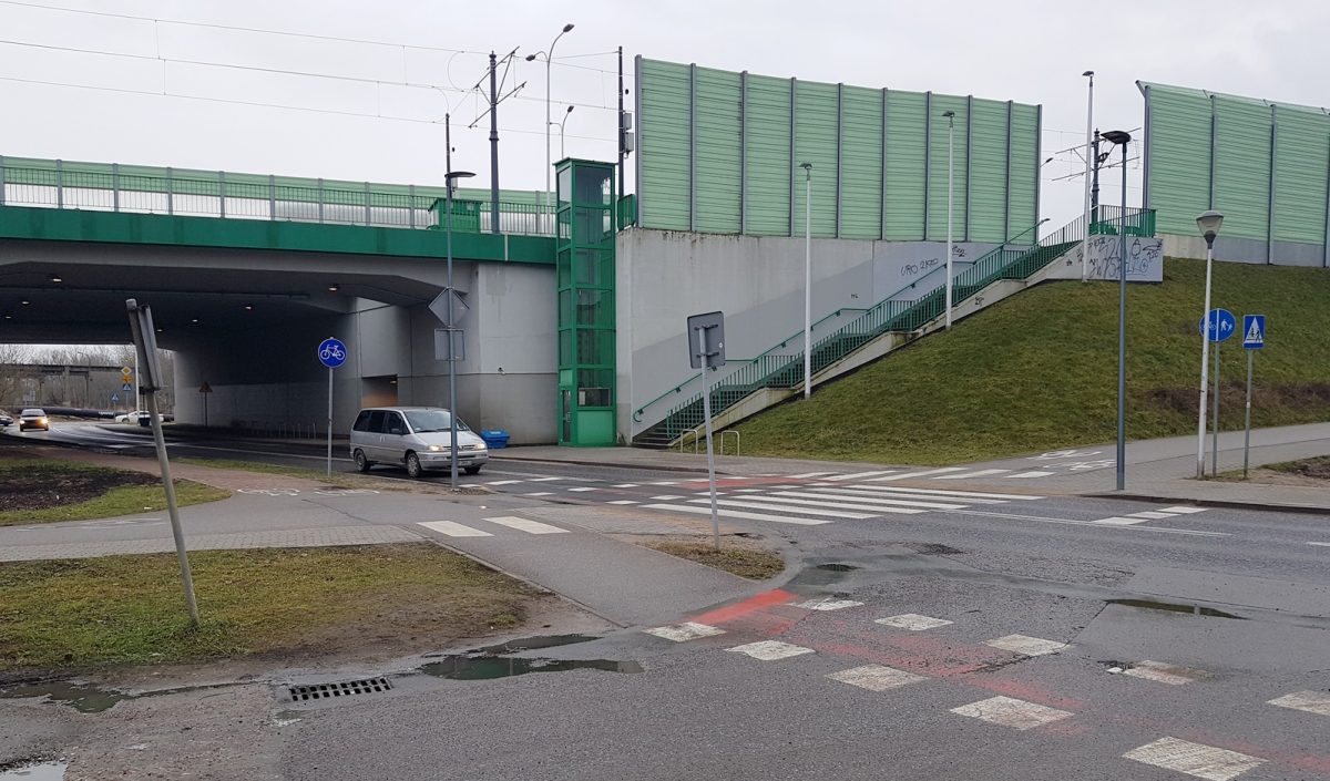 Jest zatwierdzony projekt zmian przy zjeździe z mostu Skłodowskiej-Curie