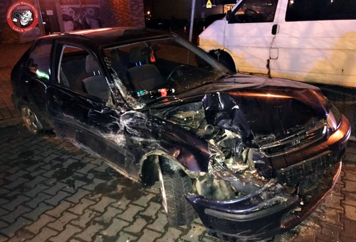 OKOLICA: Jedna osoba ranna w zderzeniu czterech aut