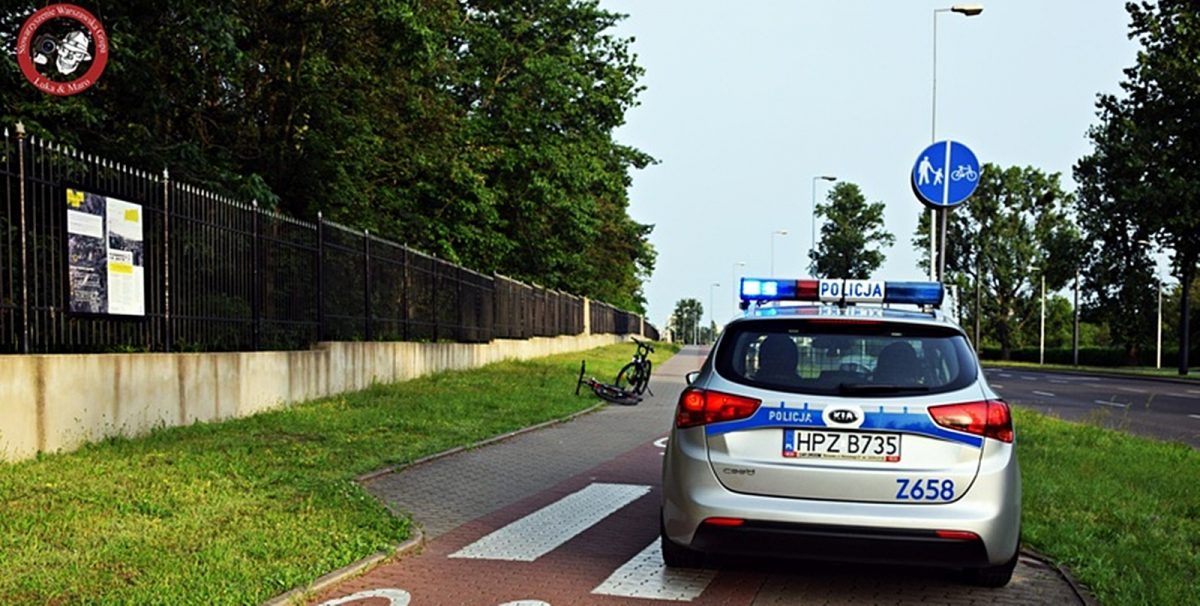Niezachowanie bezpiecznej odległości przyczyną zderzenia dwóch... rowerów?