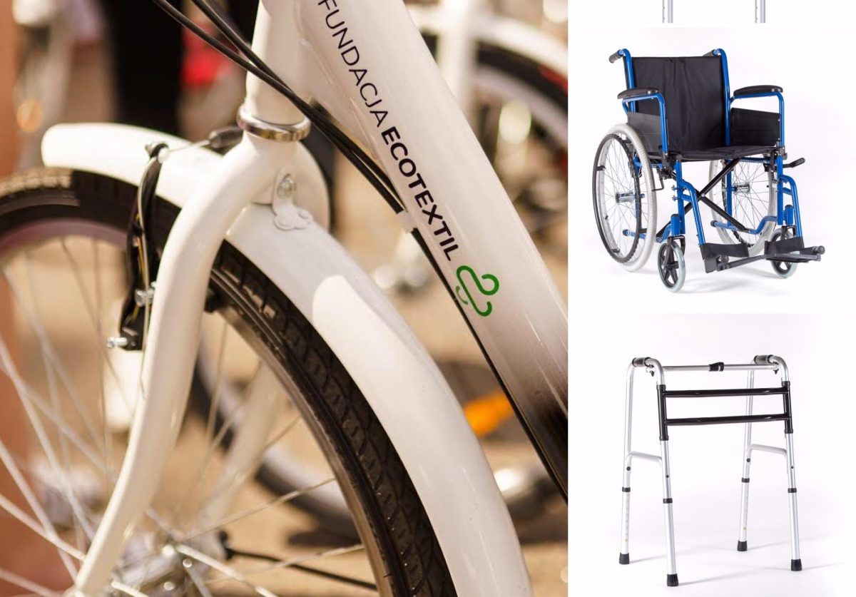 Bezpłatna wypożyczalnia sprzętu rehabilitacyjnego - wózki, chodziki, kule ortopedyczne i rowery trójkołowe