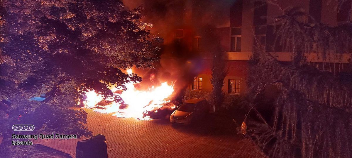 Podpalenia na osiedlu Gocław na Pradze Południe