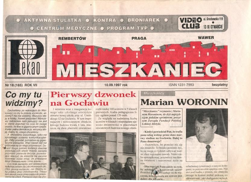 Marian Woronin MIESZKANIEC nr 18/1997
