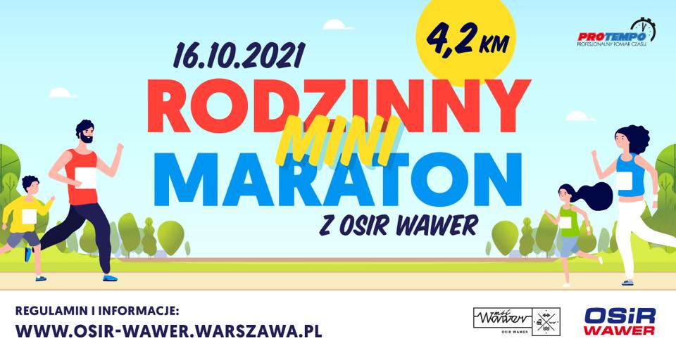 Mini Maraton Rodzinny w warszawskim Wawrze