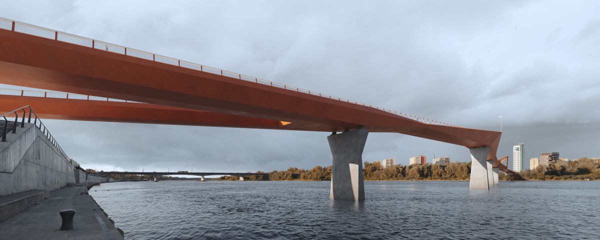 Budowa mostu pieszo-rowerowego na dobre rozpoczęta