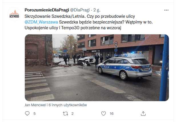 Tragiczne skutki policyjnego pościgu w Warszawie