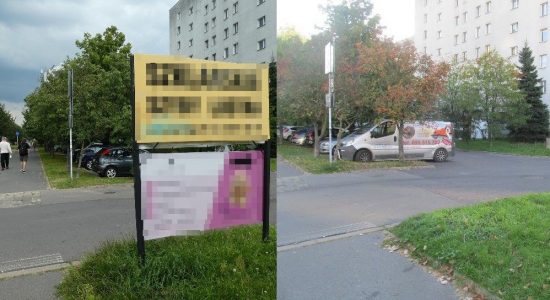 ZDM usuwa nielegalne reklamy z warszawskich ulic