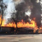 Pożar na Marysinie Wawerskim
