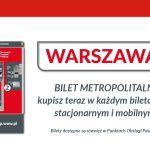 Bilet Metropolitalny doładujesz w biletomacie