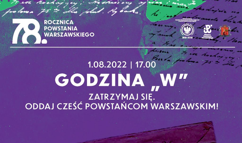godzina W 78. rocznica wybuchu Powstania Warszawskiego