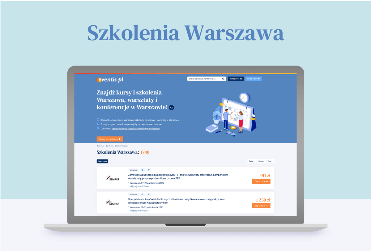 Szkolenia Warszawa: przegląd najciekawszych szkoleń w Warszawie