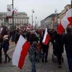 Święto Niepodległości na ulicach Warszawy