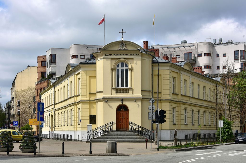 Kuria warszawsko-praska. W tym budynku znajdował się Dom Weteranów Powstania Styczniowego 1863 r. Fot wikimedia Adrian Grycuk