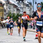 Triathlon i nocny bieg w Warszawie