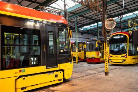 Hyundai Rotem WTP komunikacja tramwaje R. Motyl UM Warszawa