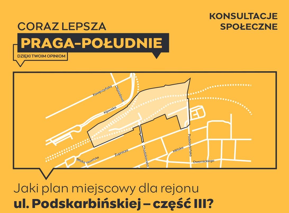 Plan miejscowy dla rejonu ul. Podskarbińskiej – część III