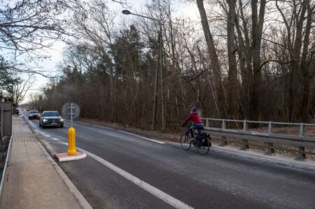 Nowy most nad kanałem Nowe Ujście oraz trasa rowerowa wzdłuż ulicy Lucerny