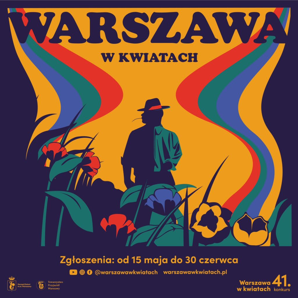 Warszawa w kwiatach Grafika FB Warszawa w kwiatach
