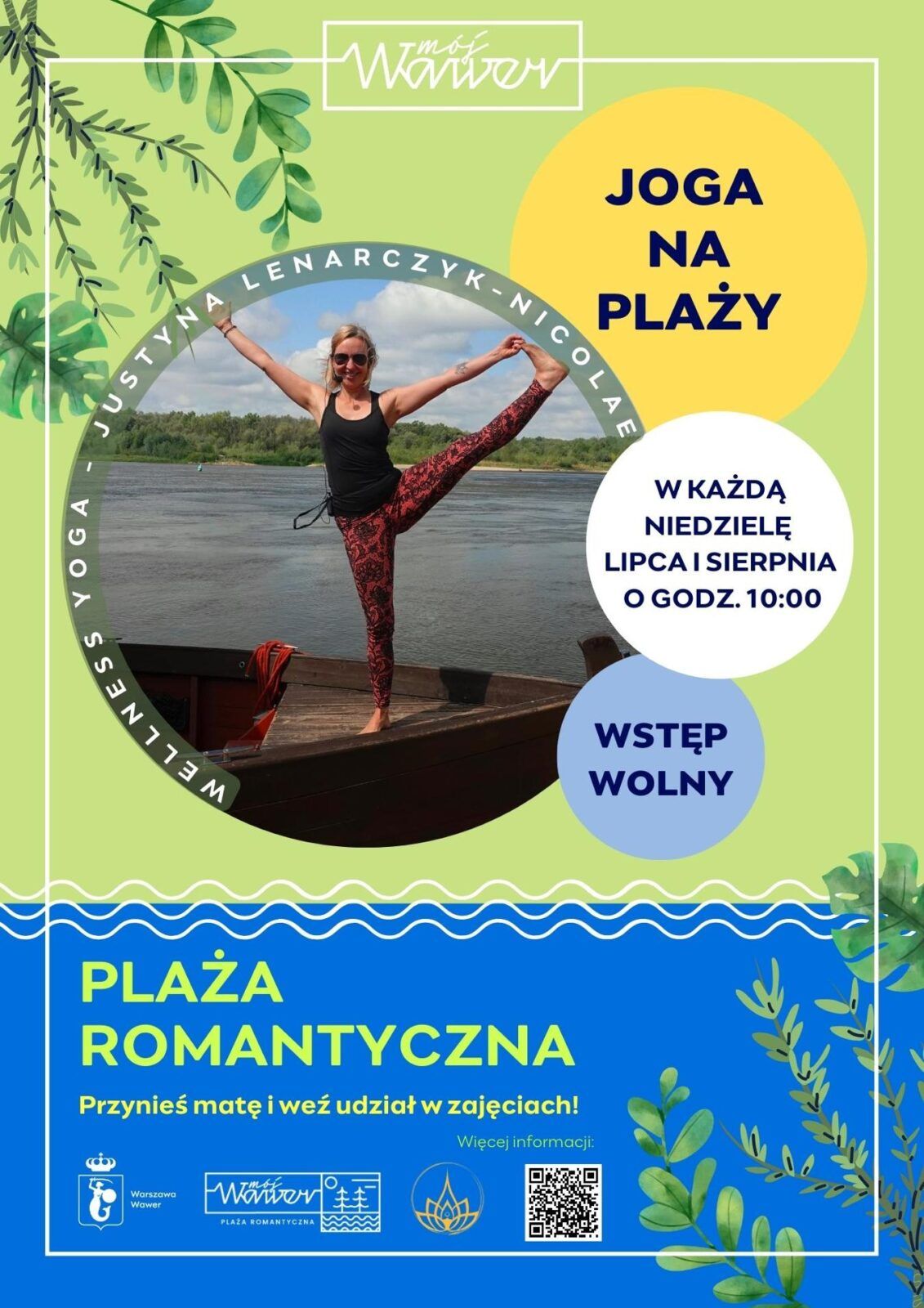 joga na plaży romantycznej 2 fot UD Wawer