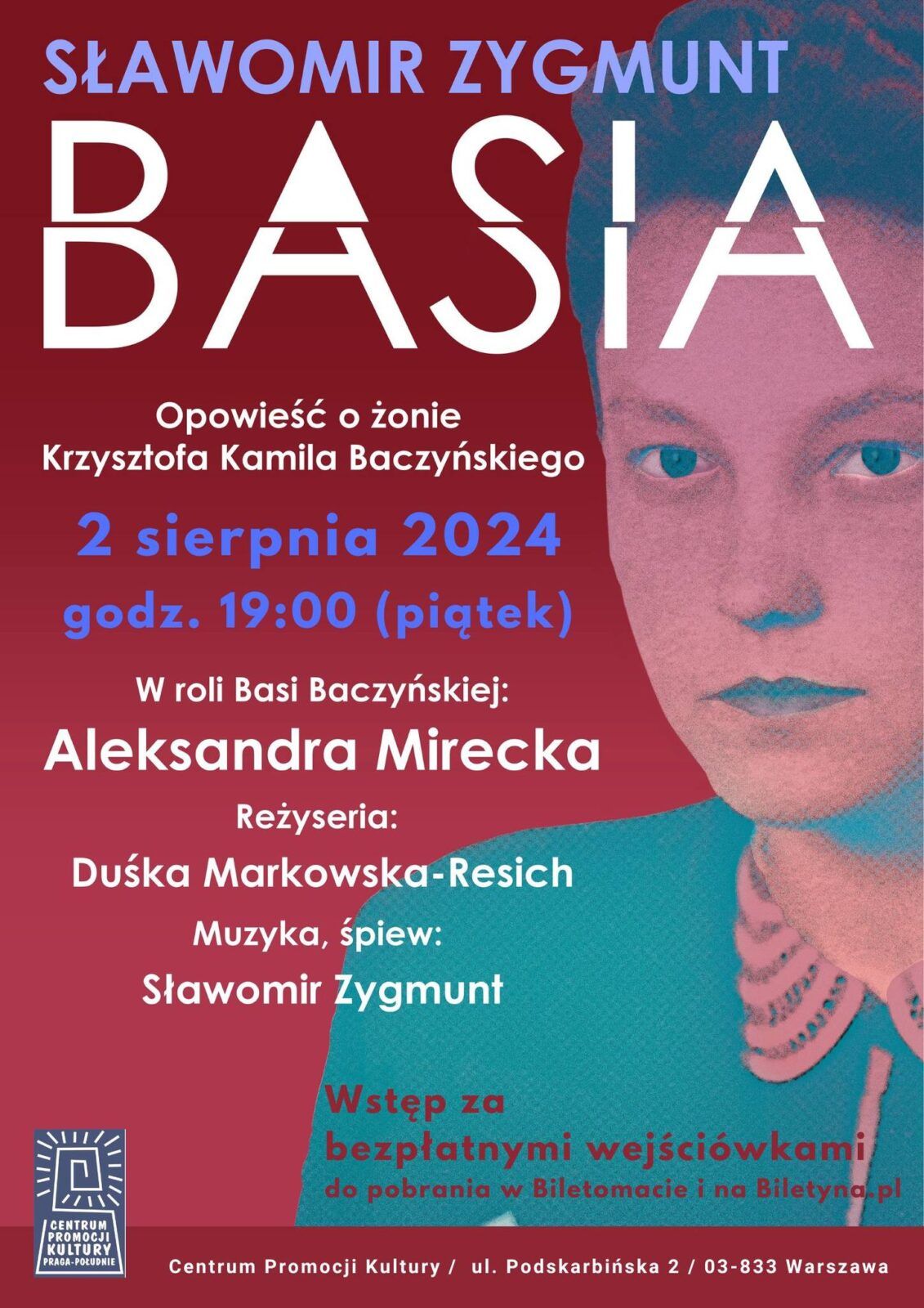 Spektakl teatralny „BASIA" - 0powieść o żonie Krzysztofa Kamila Baczyńskiego” fot. CPK