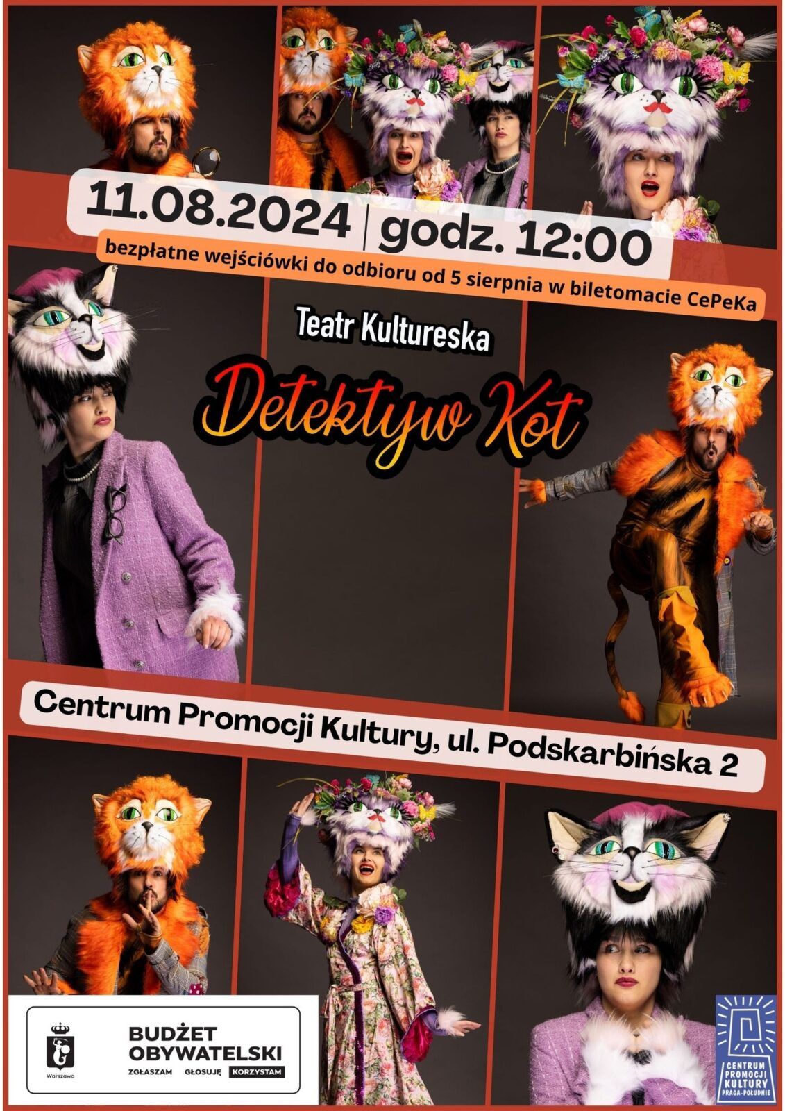 Spektakl dla dzieci „Detektyw Kot” - Teatr Kultureska fot. CPK