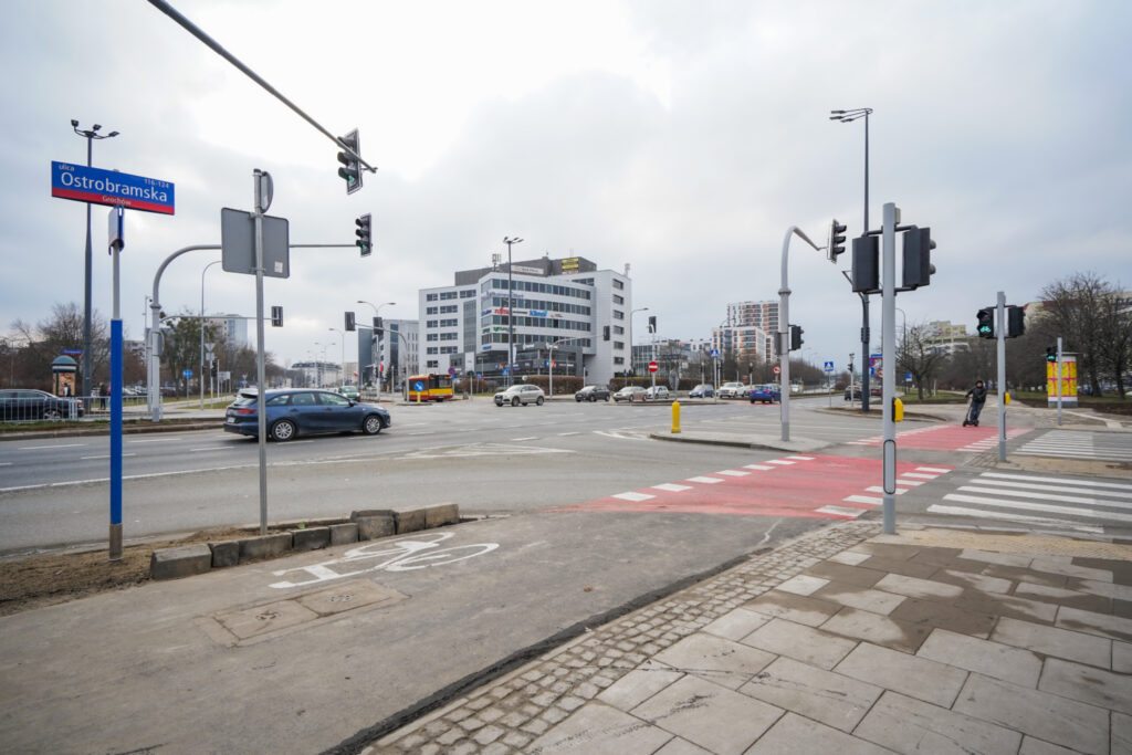 Nowe przejście dla pieszych Poligonowa Ostrobramska Foto ZDM