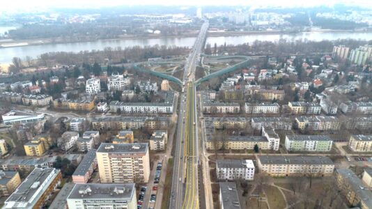 Otwarcie nowego wiaduktu Trasy Łazienkowskiej Foto SZRM