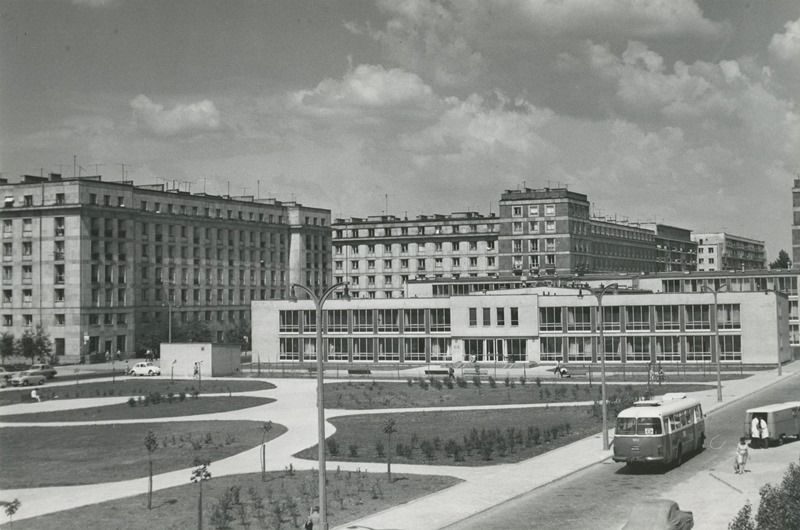 Plac Leńskiego - obecny Plac Hallera. Rok 1974. Foto UM