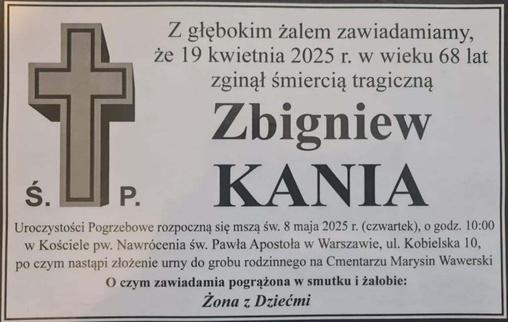 Zbigniew Kania KS Drukarz nekrolog