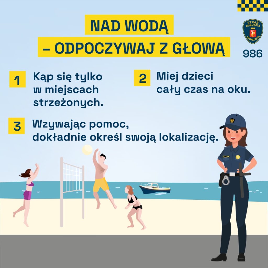 Bezpieczne wakacje ze Strażą Miejską m.st. Warszawy