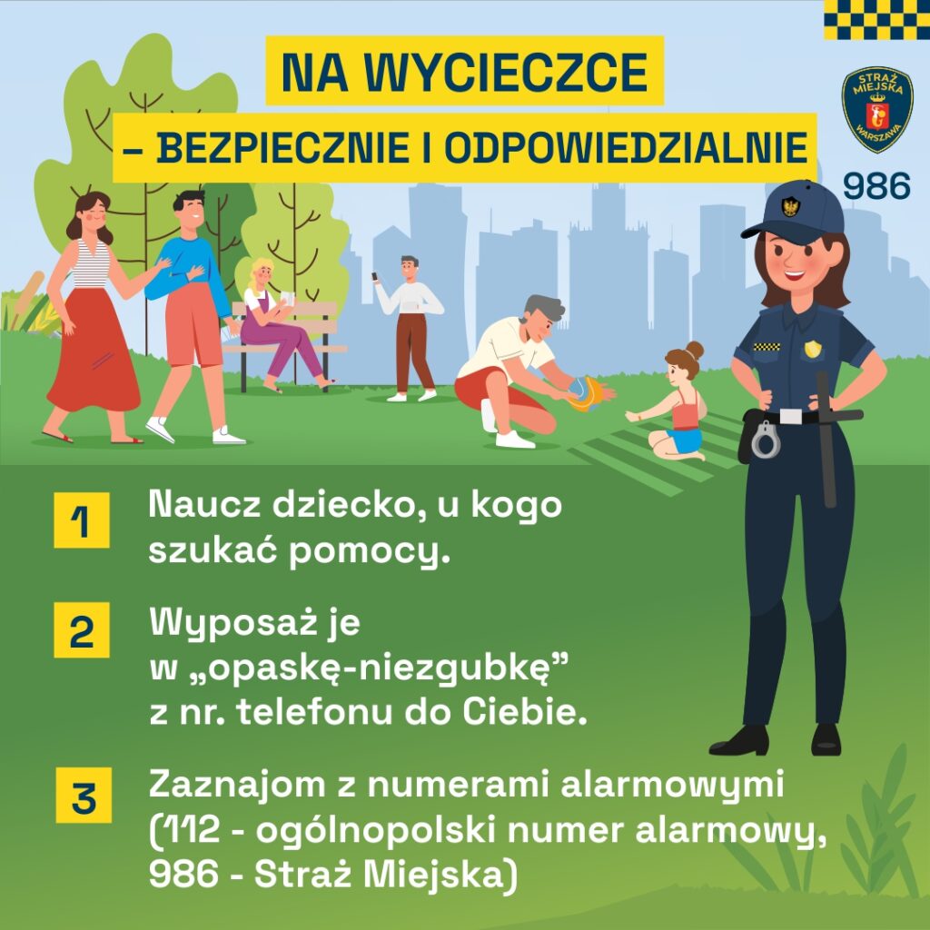 Bezpieczne wakacje ze Strażą Miejską m.st. Warszawy