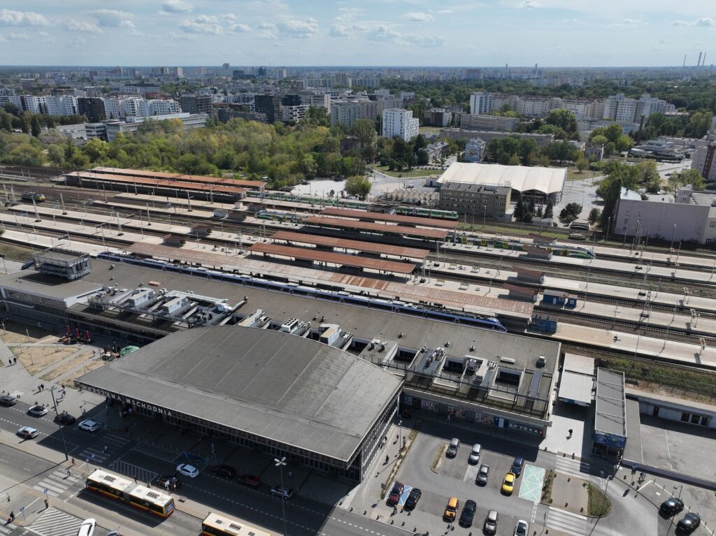 Dworzec i tunel, który połączy obie Pragi. Foto P .Mieszkowski, A. Lewandowski PKP PLK