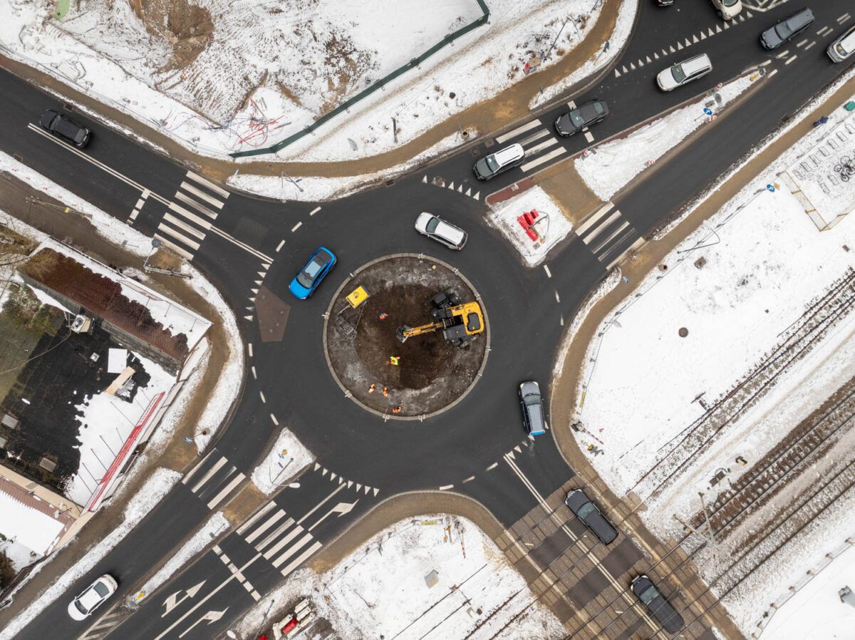 Prace przygotowawcze w sąsiedztwie stacji kolejowej Warszawa Falenica (3)