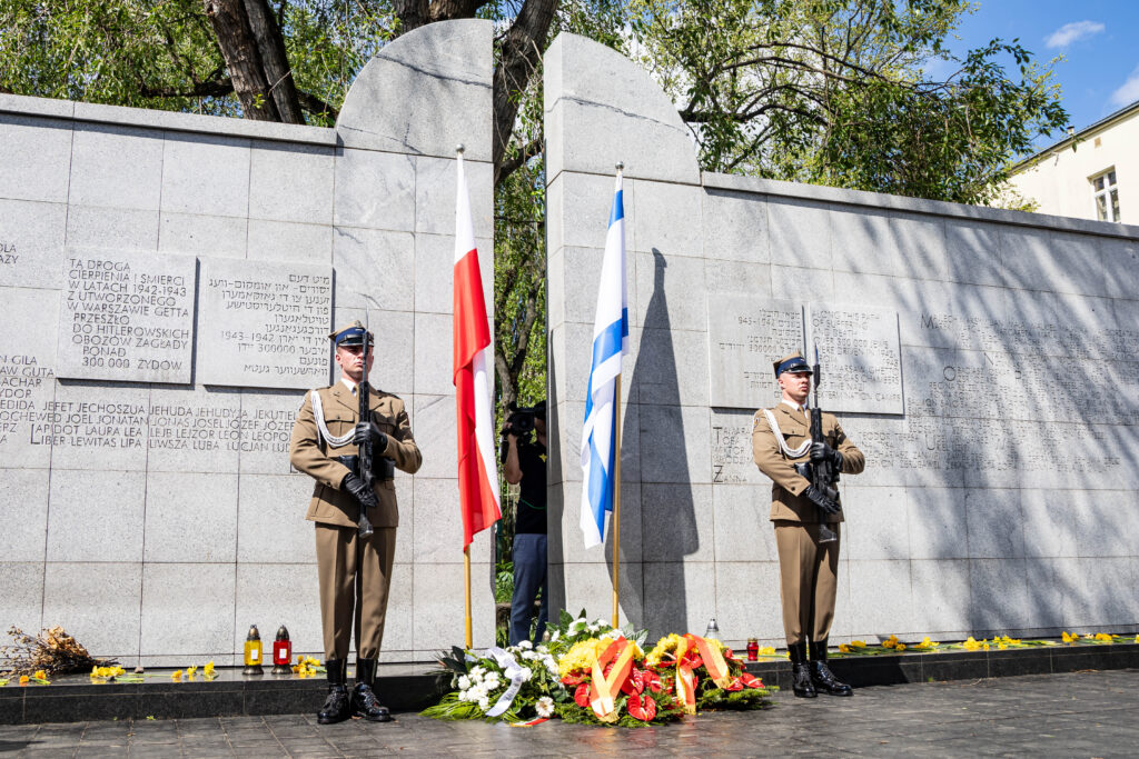 Getto Warszawskie 82. rocznica 2025 r Foto Dawid Kuczera via UM