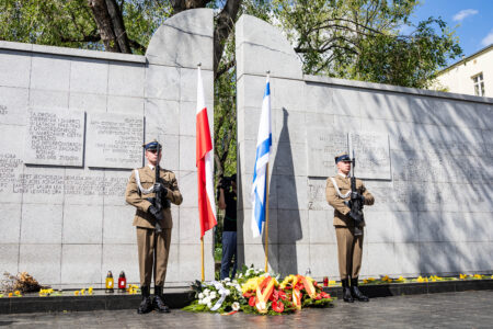 Getto Warszawskie 82. rocznica 2025 r Foto Dawid Kuczera via UM