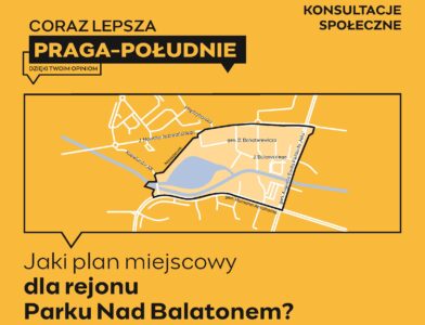 plan miejscowy dla rejonu Parku Nad Balatonem Foto UD Praga Południe