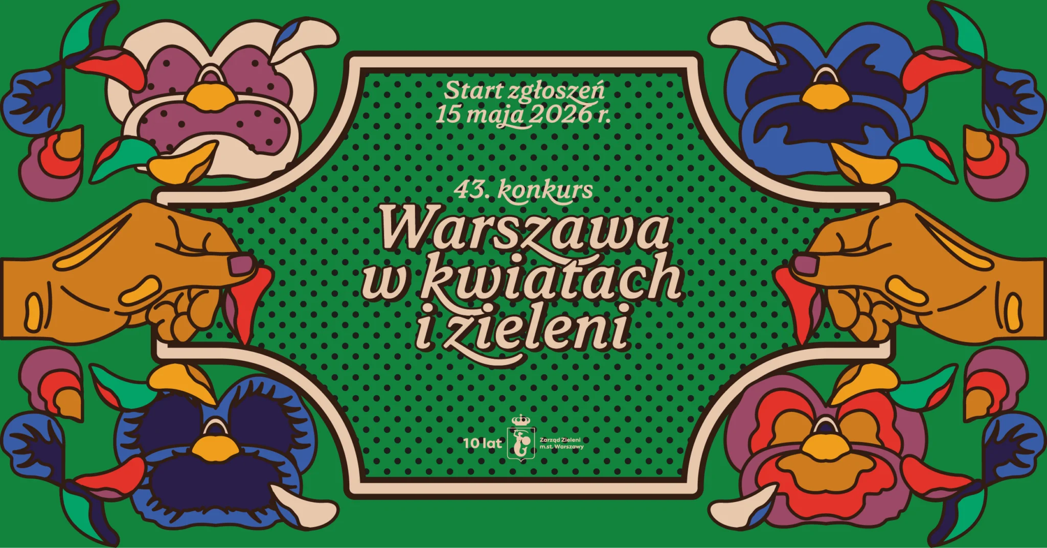 Warszawa w kwiatach i zieleni