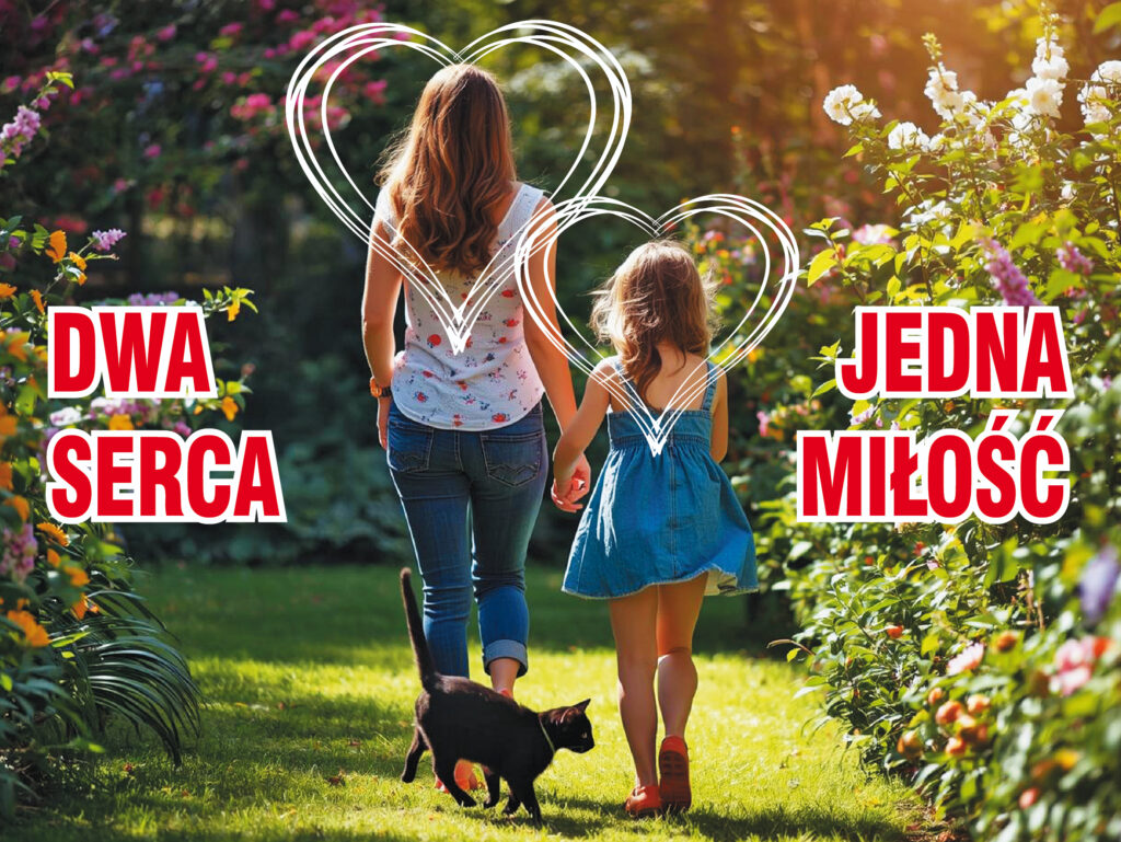 dwa serca jedna miłość foto AI